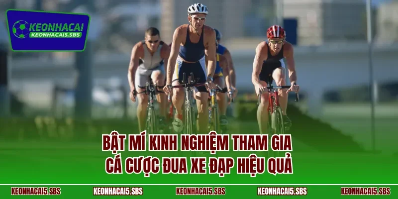 Bật mí kinh nghiệm tham gia cá cược đua xe đạp hiệu quả