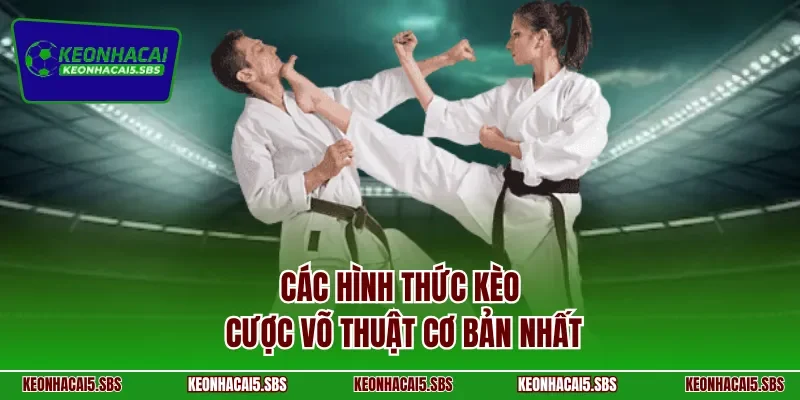 Các hình thức kèo cược võ thuật cơ bản nhất