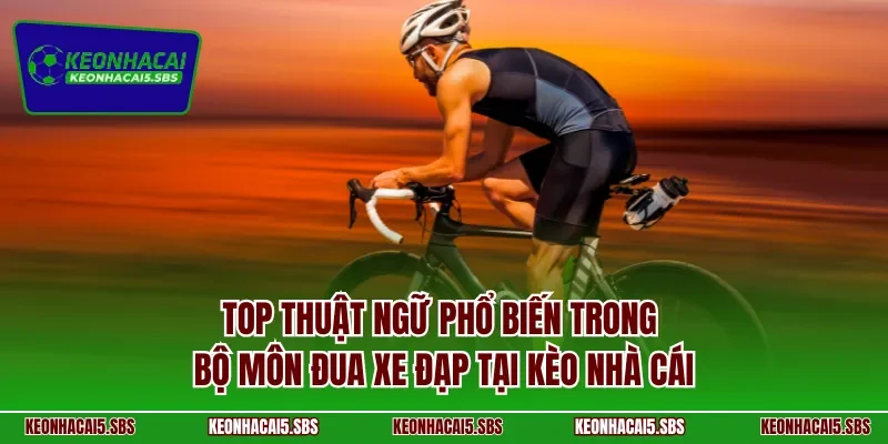 Top thuật ngữ phổ biến trong bộ môn đua xe đạp tại Kèo nhà cái